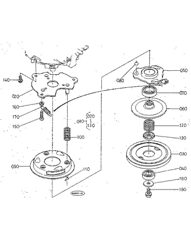 Blade brake clutch