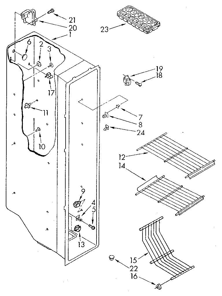 Freezer liner