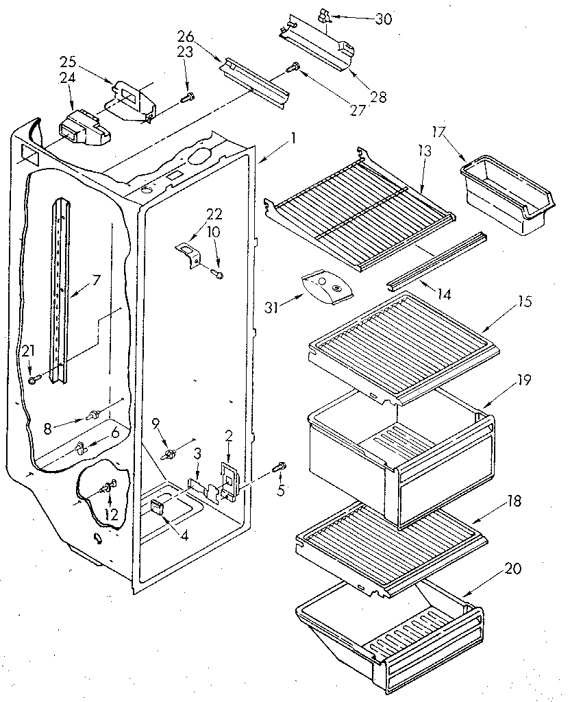 Refrigerator liner