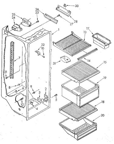 Refrigerator liner