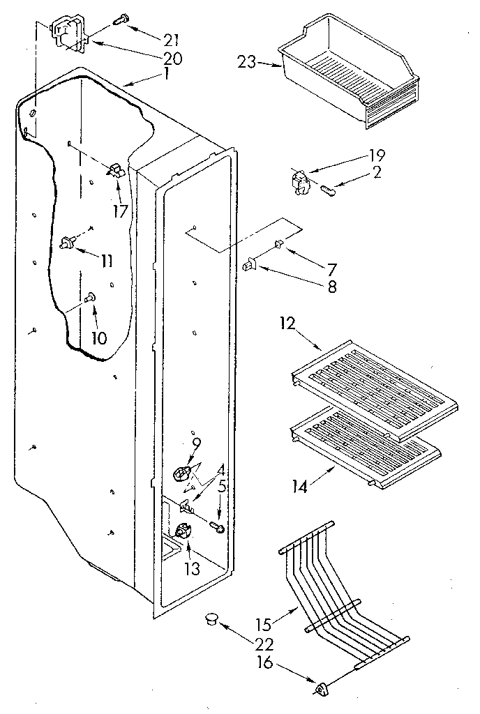 Freezer liner