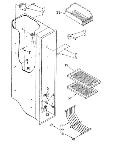 Freezer liner