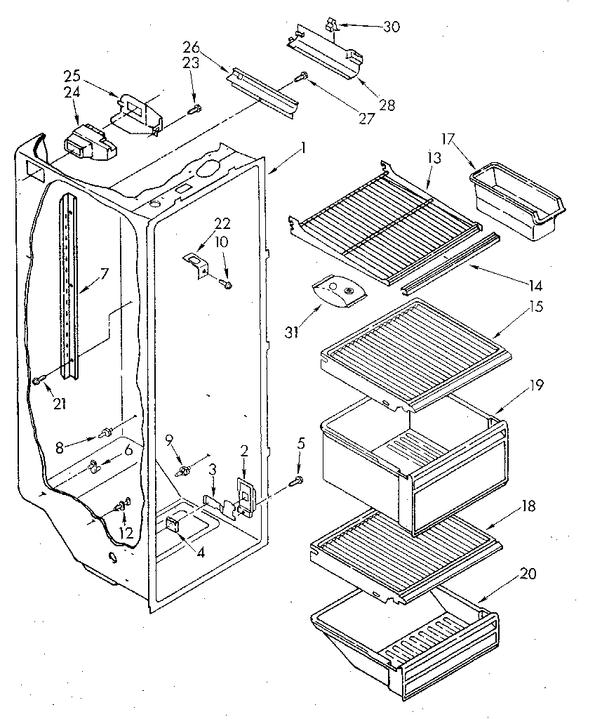 Refrigerator liner