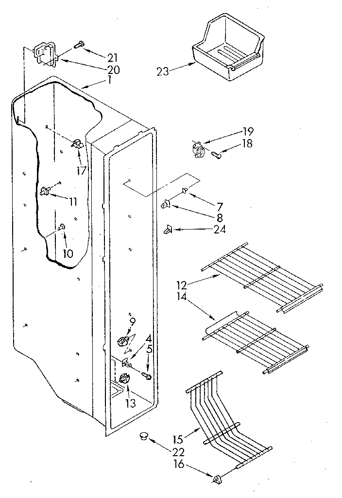 Freezer liner