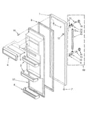 Refrigerator door