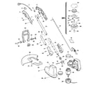 Craftsman 257798030 drive shaft and head assembly diagram