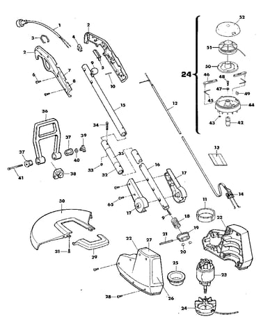 Drive shaft and head assembly