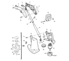 Craftsman 257796060 drive shaft and head assembly diagram