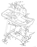 Mower housing suspension