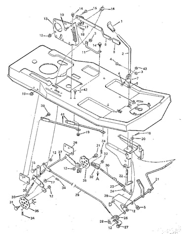 Mower housing suspension