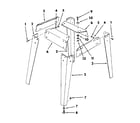 Craftsman 113298840 figure 7 - legs diagram