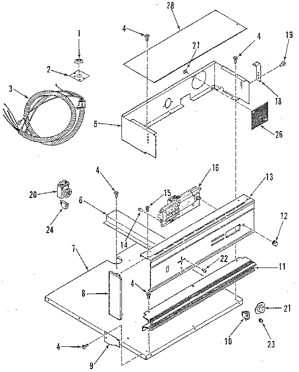 Control panel section
