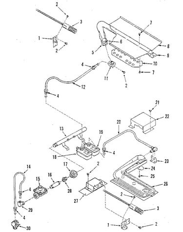 Burner section
