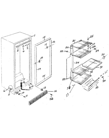 Freezer cabinet