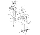 Craftsman 225581991 motor leg and swivel bracket diagram