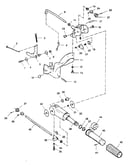 Tiller handle and throttle linkage