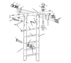 Sears 512725582 frame assembly b diagram