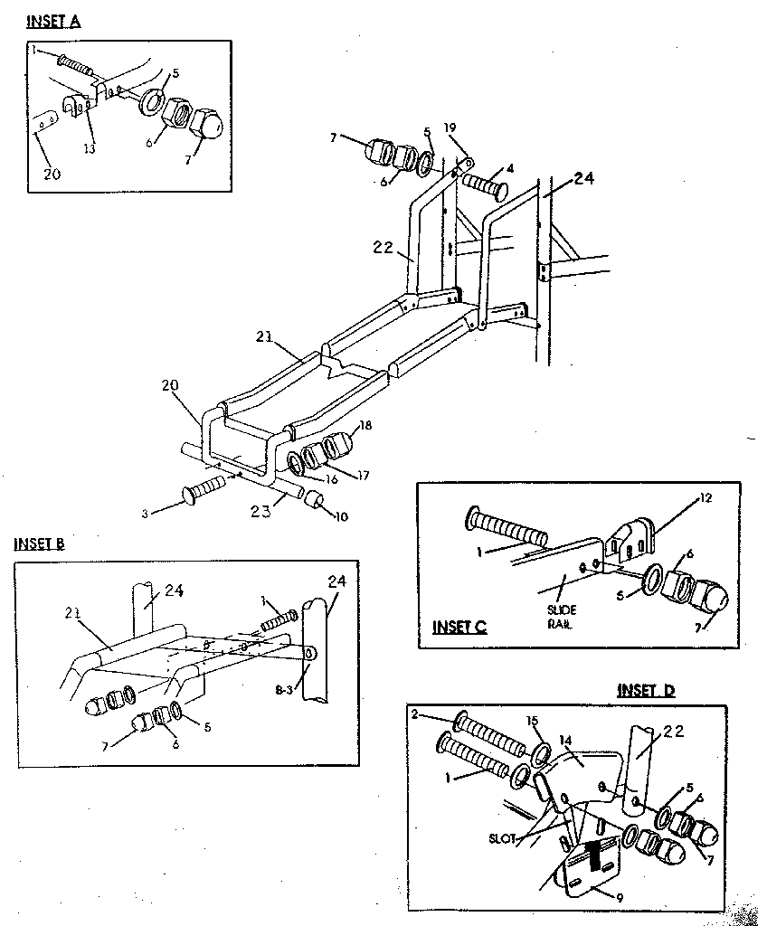 Slide assembly d