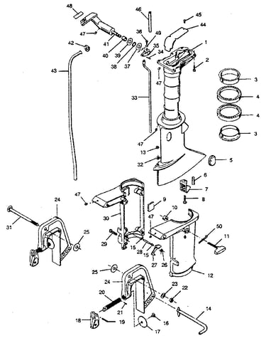 Motor leg