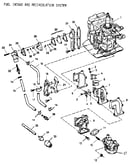 Fuel intake and recirculation system