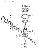 Crankshaft and piston