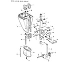 Craftsman 225581491 motor leg and swivel bracket diagram
