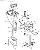 Motor leg and swivel bracket