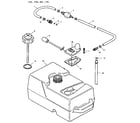Craftsman 225581491 fuel tank and line diagram