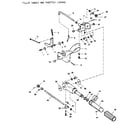 Craftsman 225581501 tiller handle and throttle linkage diagram