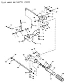 Tiller handle and throttle linkage