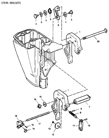 Stern brackets
