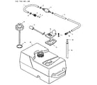 Craftsman 225581501 fuel tank and line diagram