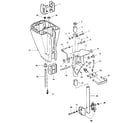 Craftsman 225581751 motor leg and swivel bracket diagram