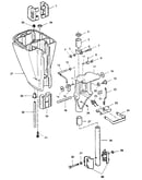 Motor leg and swivel bracket