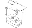 Craftsman 225581751 fuel tank and line diagram