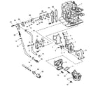 Craftsman 225581981 fuel intake and recirculation system diagram