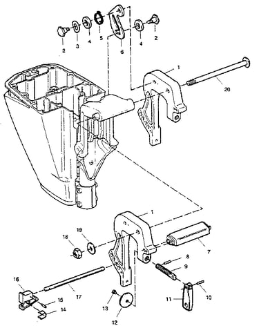 Stern brackets