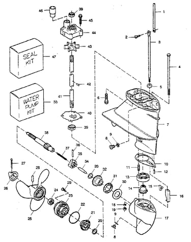 Gear housing