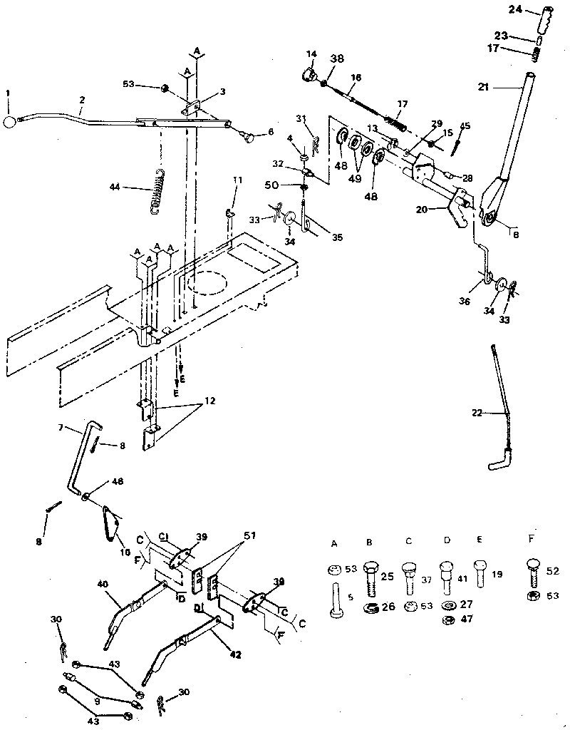 Lift adjustment