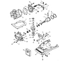 Craftsman 225587491 power head & support plate diagram