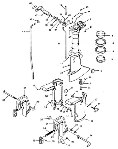 Motor leg