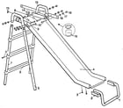 Sears 786720950 slide assembly diagram