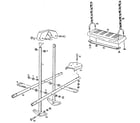Sears 786720950 airglide and swing assembly diagram