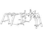 Sears 786721250 a-frame assembly diagram