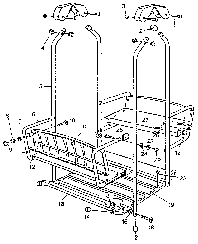 LAWN SWING ASSEMBLY