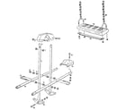 Sears 786721250 airglide assembly and swing assembly diagram