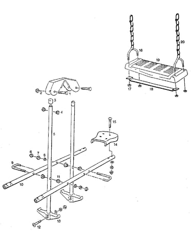Airglide assembly and swing assembly