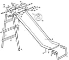 Sears 786725090 slide assembly diagram