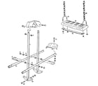 Sears 786725090 airglide and swing assembly diagram