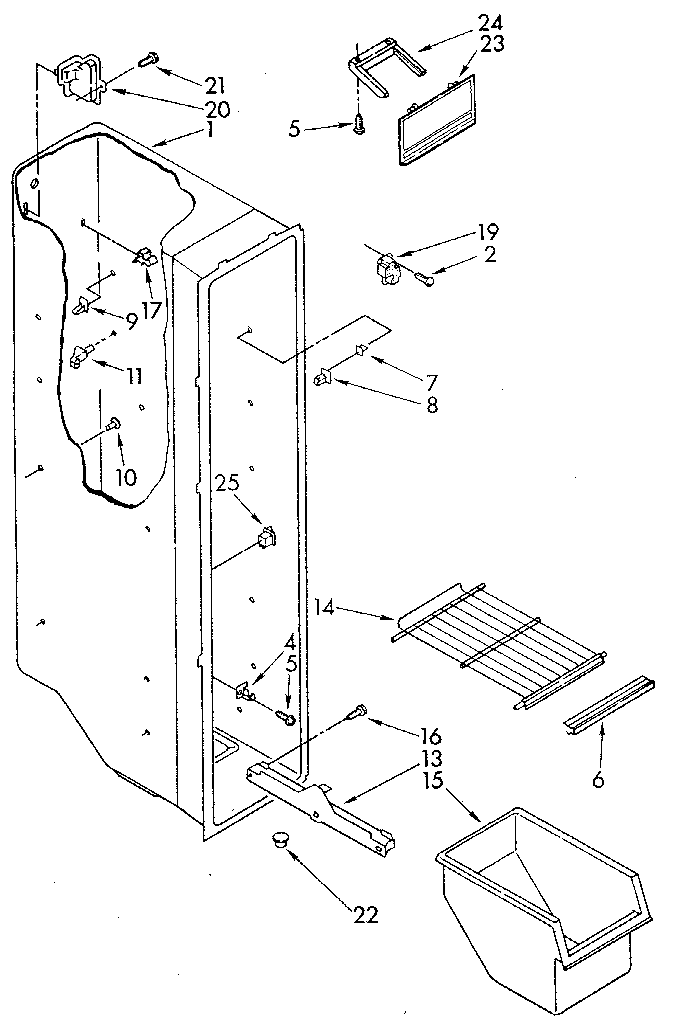 Freezer liner